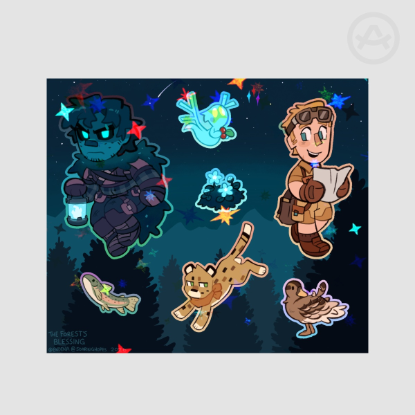 The Forest's Blessing Sticker Sheet