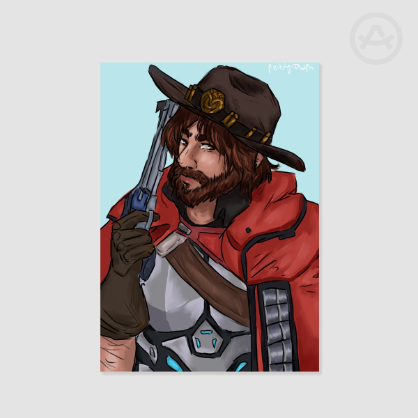 Cole Cassidy Overwatch Print