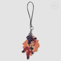 Haricot Wood Keychain