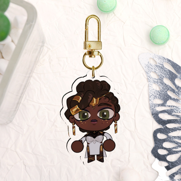 Mel Clear Acrylic Keychain