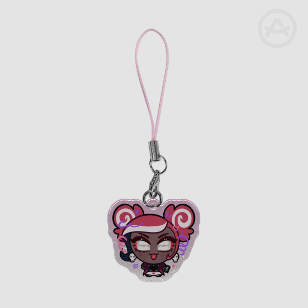 Velvette || Epoxy Glitter 4cm Charm