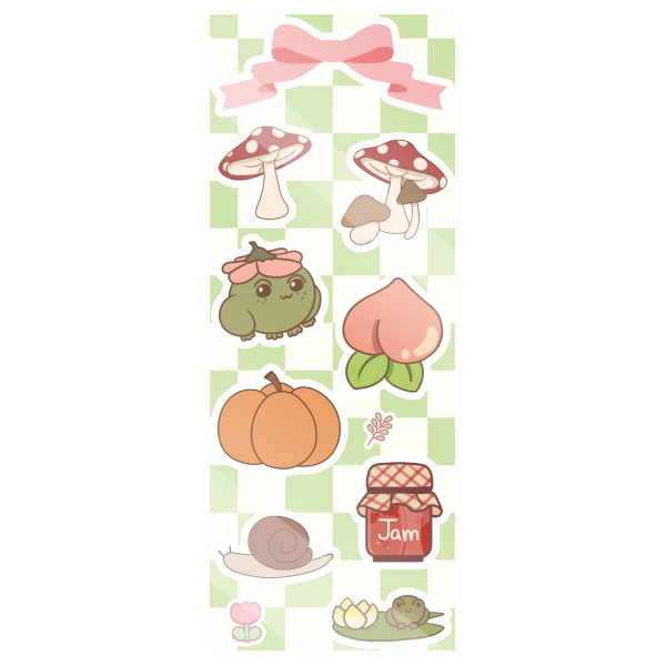 Cottagecore Sticker Sheet