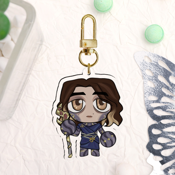 Viktor Clear Acrylic Keychain