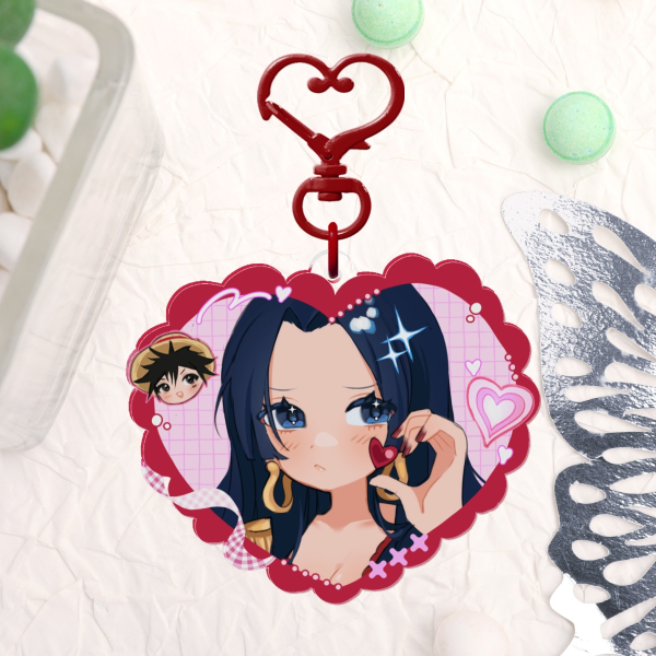 Boa Acrylic Keychain