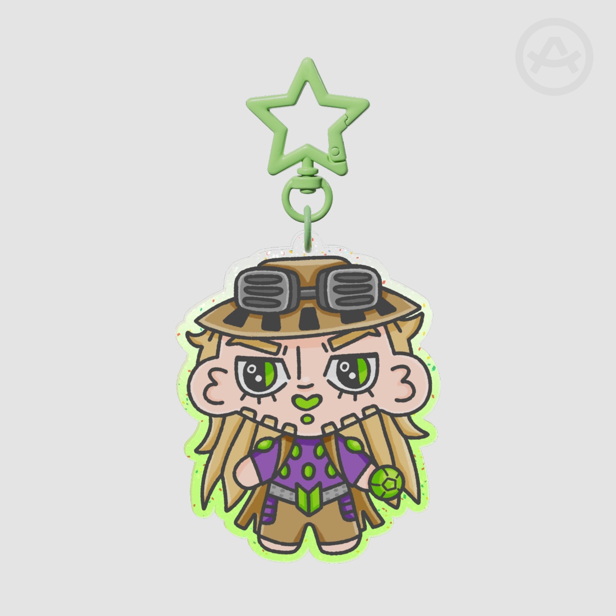 Gyro Zeppeli Keychain