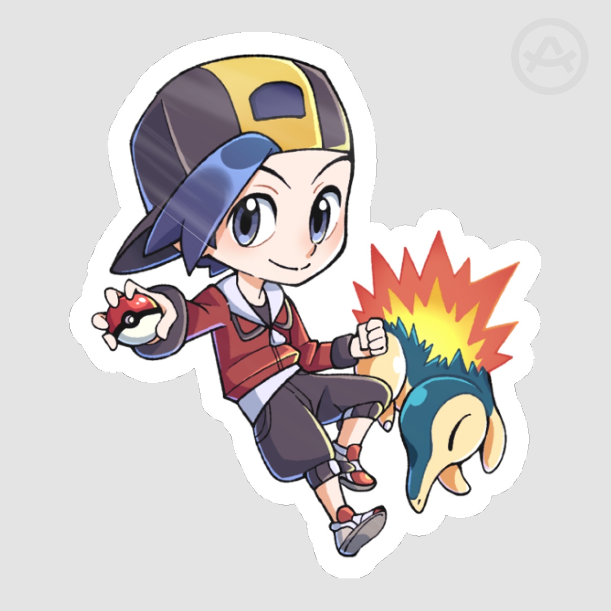 POKETRAINER STICKERS - Eco / Gold