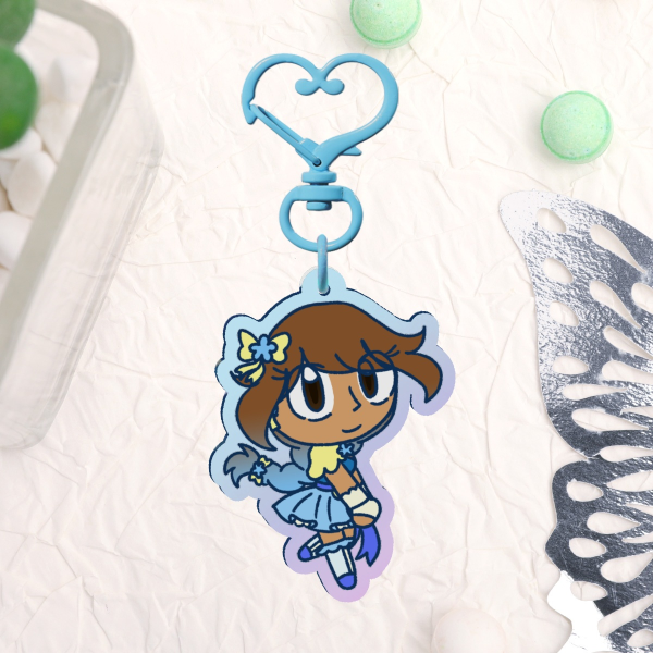 Chibi Crystal Keychain