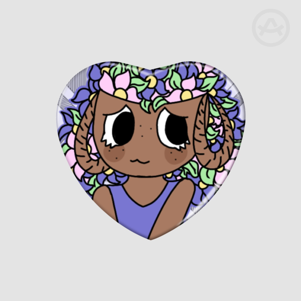 Heart Shaped Bassie Pin