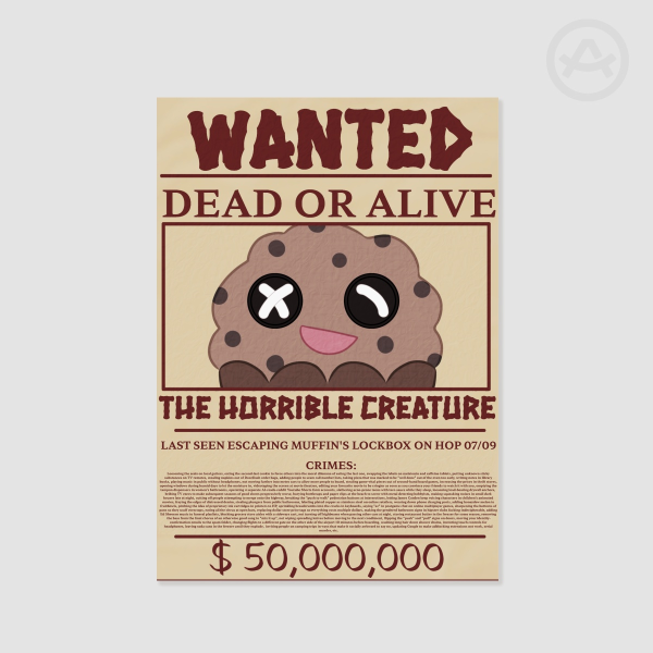 Horrible Creature Wanted Poster