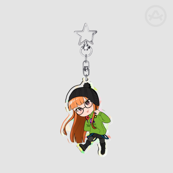 Persona 5 Futaba Sakura Third Semester Acrylic Keychain
