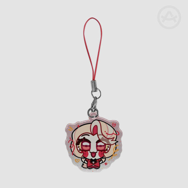 Charlie || Epoxy Glitter 4cm Charm