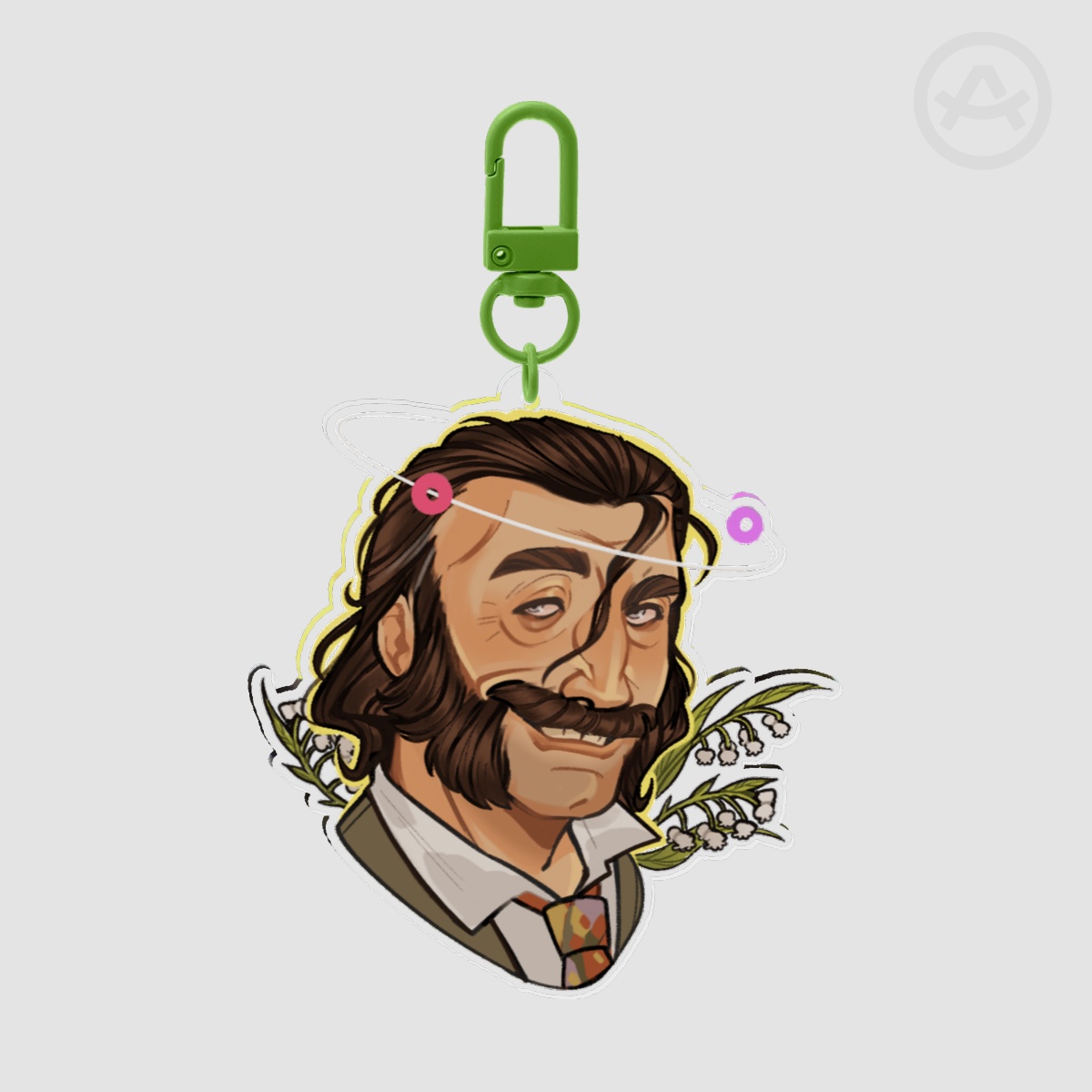 [DE] Harry duBois Acrylic Keychain (White Lily)