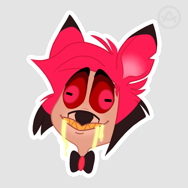 Pudding brain soft touch Sticker