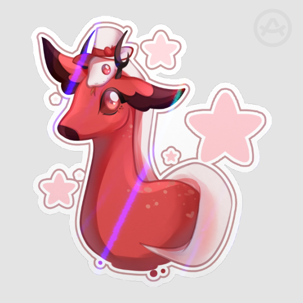 Snake & Hart | Lucifer & Alastor Sticker