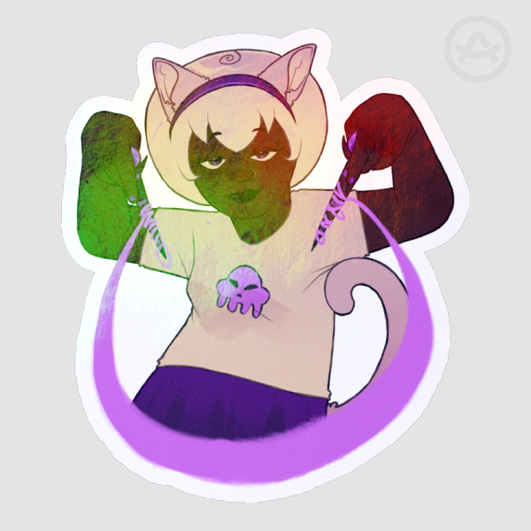 Cattier Rose Lalonde Sticker