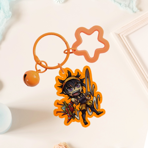 Narancia Ghirga Acrylic+Glitter Keychain