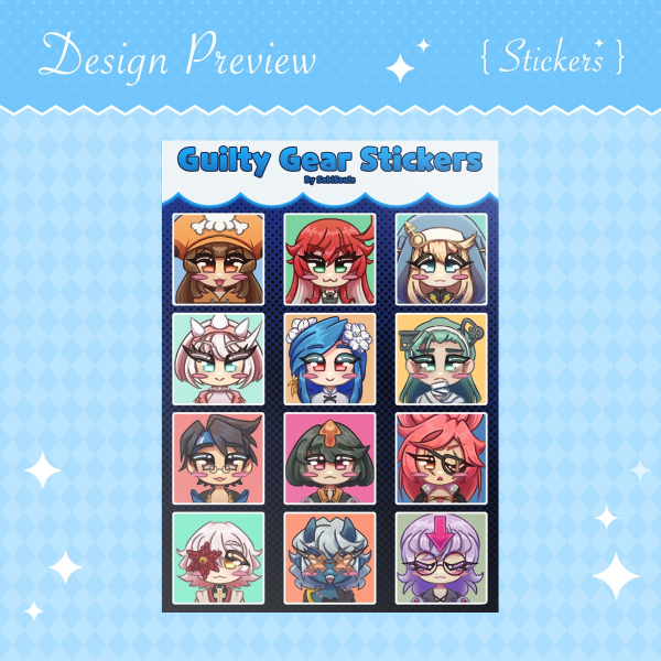 [Guilty Gear] Sticker Sheet