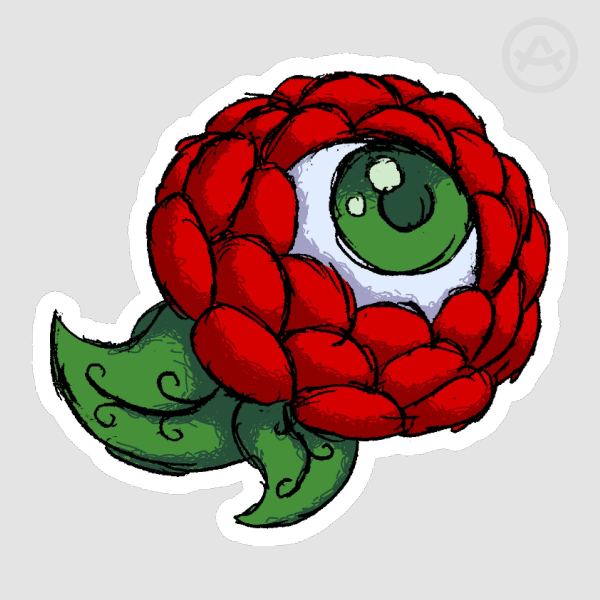 Friend Shaped Plant Sticker