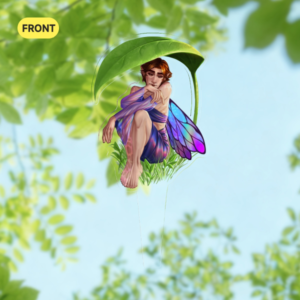 PET Plastic Flower Pot Faerie Viktor