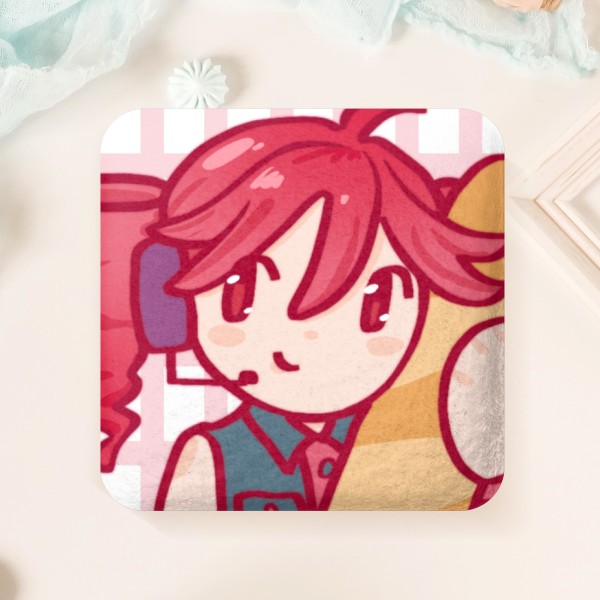 Kasane Teto with Baguette (Plush Badges) - Payatto Works