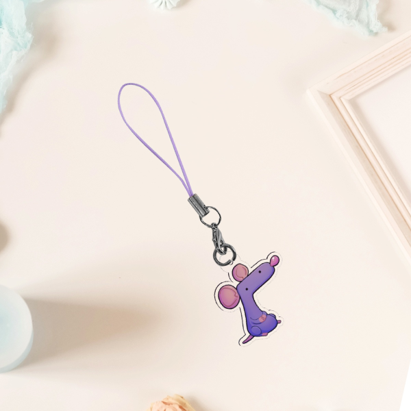 Therapy Rat Phone/Key Acrylic Keychains