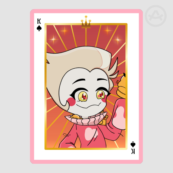 Lucifer Playing Card Sticker