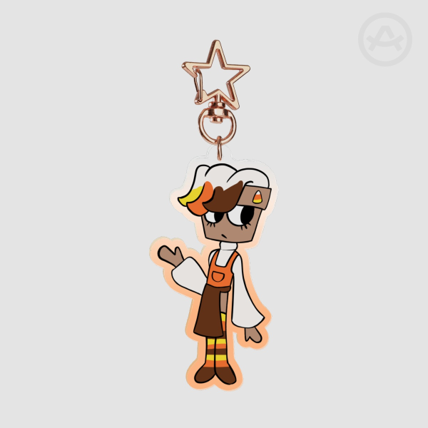 Candy Corn Brusha Keychain