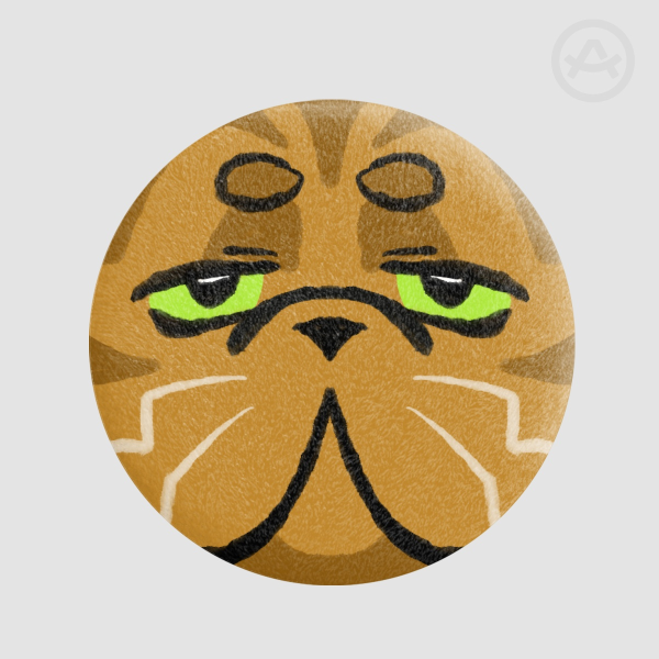 NINaH Cat Plush Badge