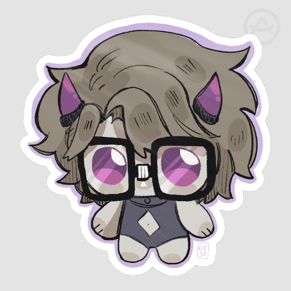 Nerd Zanny Sticker
