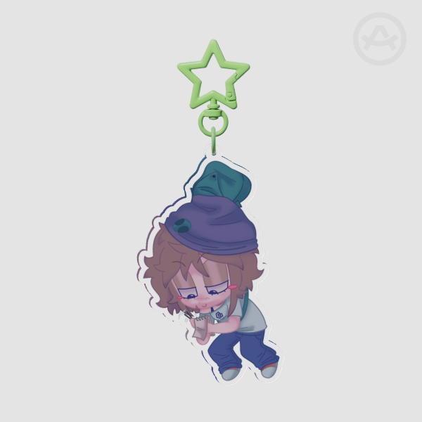 Jordon Clear Acrylic Keychain