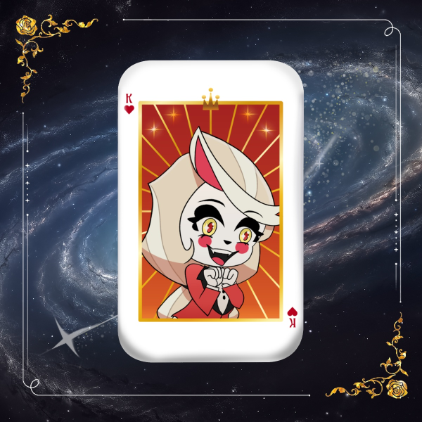 Charlie Playing Card Pin