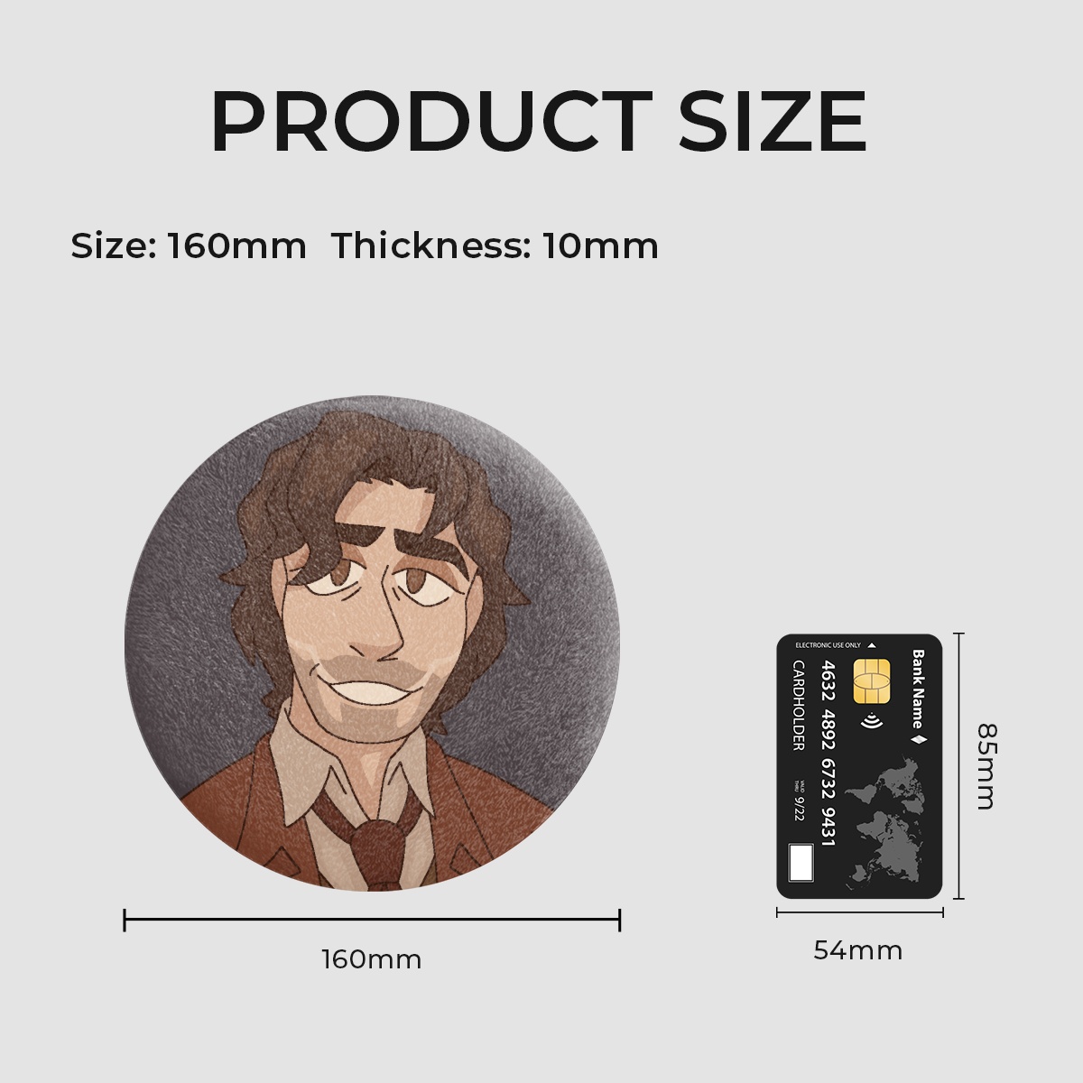 GIANT Detective Orpheus Plush Badge