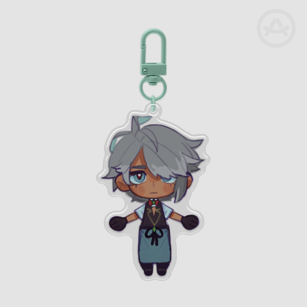 Waiter Alhaitham Acrylic Keychain