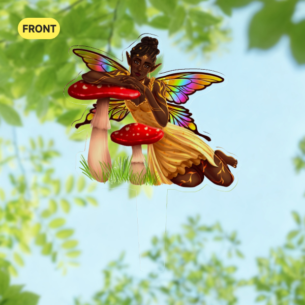 PET Plastic Flower Pot Faerie Mel