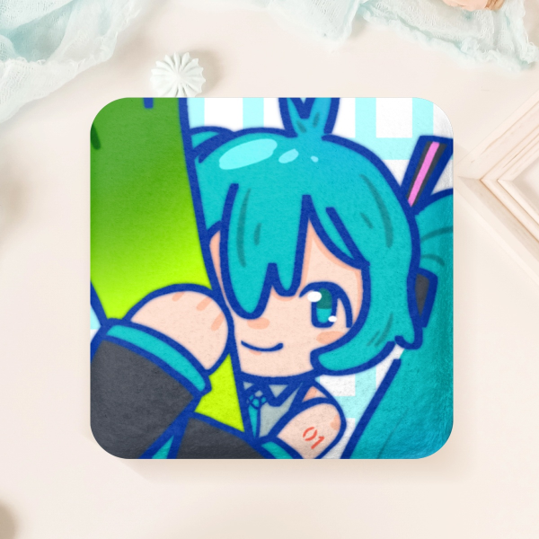 Hatsune Miku with Leek(Plush Badge) - Payatto Works