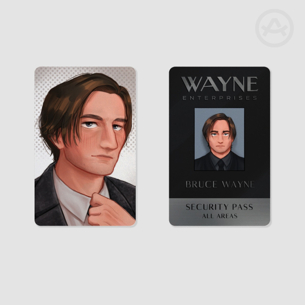 Bruce Wayne Batman SuperBat Pearl Paper Photocard