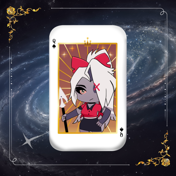 Vaggie Playing Card Pin