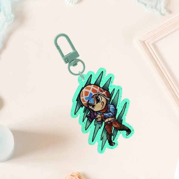 Guido Mista Acrylic+Glitter Keychain