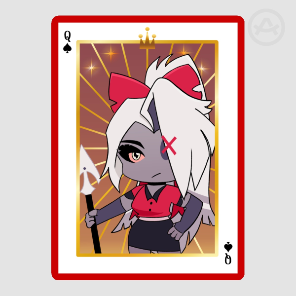 Vaggie Playing Card Sticker