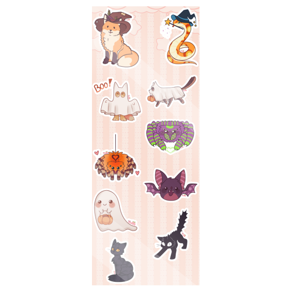 Halloween Sticker Sheet