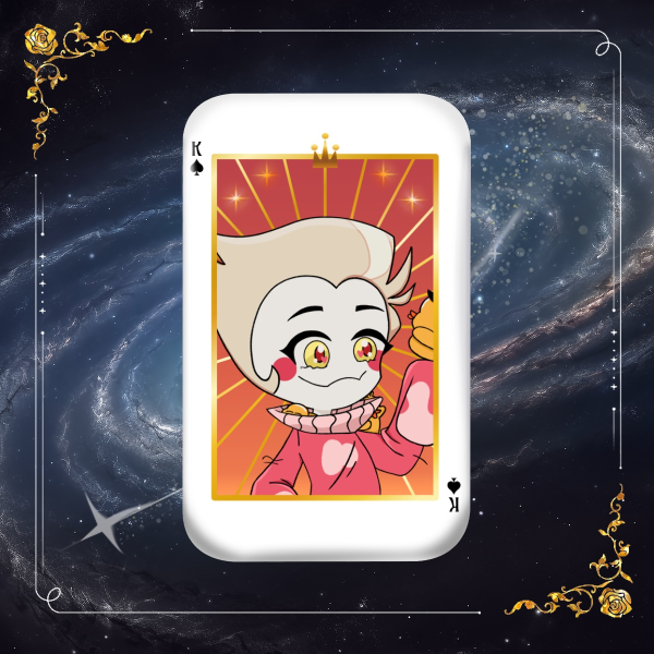Lucifer Playing Card Pin