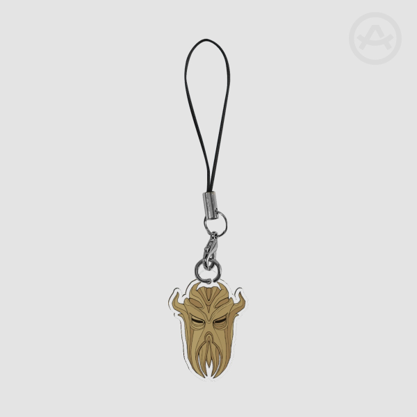 Miraak's Mask Phone Charm