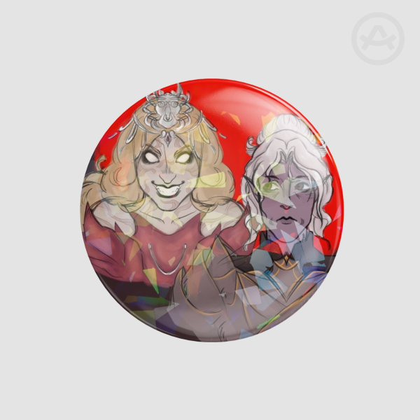 Minthara x Orin button pin - baldur's gate 3
