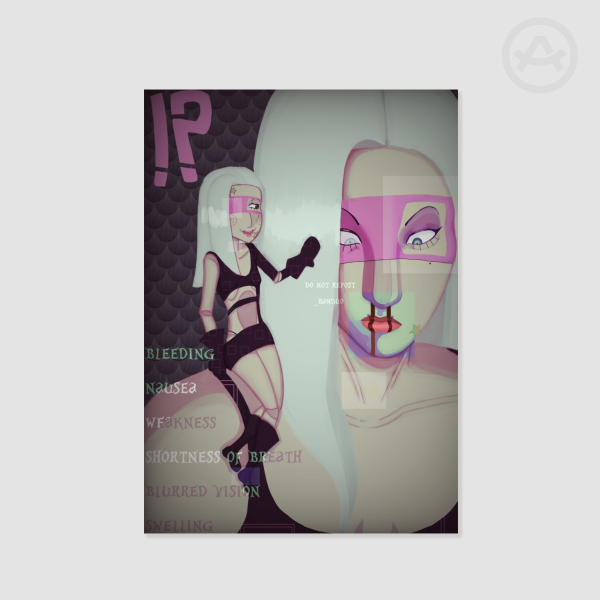 Poisoned Melone A5 Print