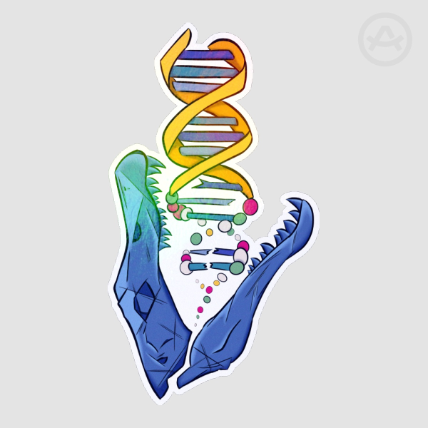 Mr. Spino DNA Sticker