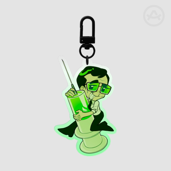 Herbert West Keychain (Re-Animator)