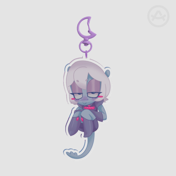 Vera Clear Acrylic Keychain