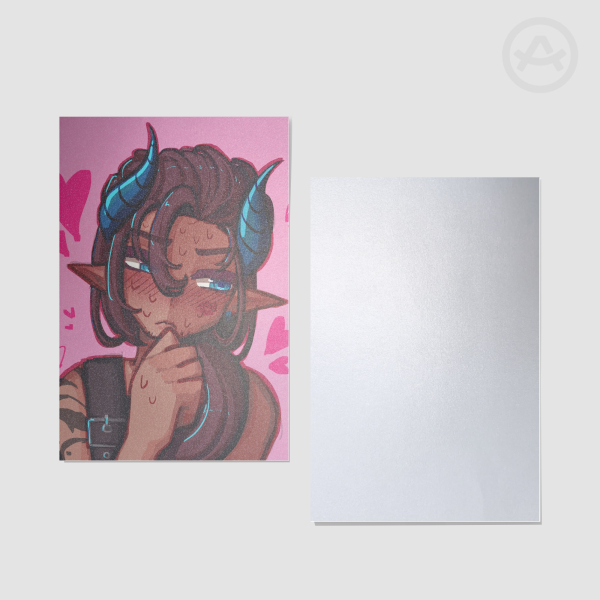 Pierce kiss postcard