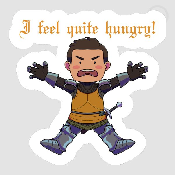 Hungry Henry Die Cut Stickers