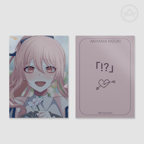 White Day Akiyama Mizuki photocard
